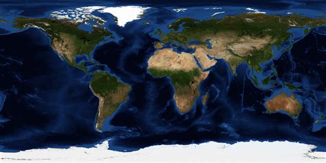 Nasa Visible Earth August Blue Marble Next Generation W Topography