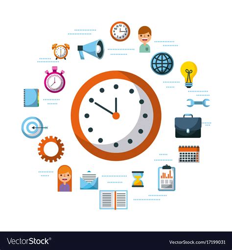 Time Management Planning Organization Royalty Free Vector