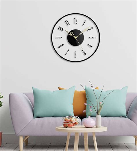 Buy Multicolour Acrylic Sleek Numeric Modern Wall Clock At 17 Off By