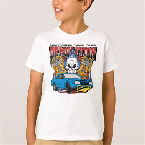 Demolition Derby T Shirt Zazzle