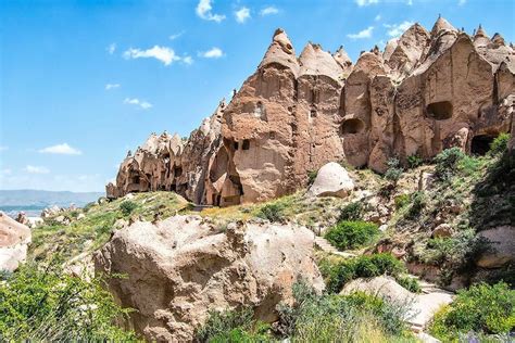 Following The Trail Among The Caves Of Cappadocia At The Zelve Open Air