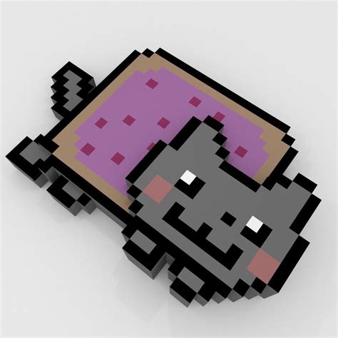 Nyan Cat 3d Model Cgtrader