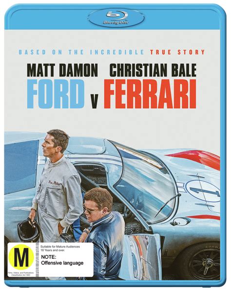 Check spelling or type a new query. Ford v Ferrari | Blu-ray | In-Stock - Buy Now | at Mighty Ape NZ