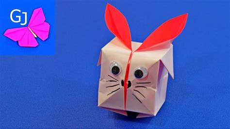 Объемный заяц из бумаги оригами лучшие видеоуроки в категории
