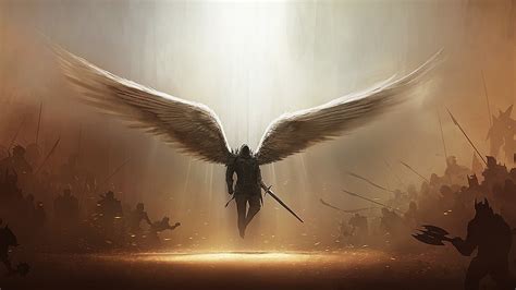 Archangel Fantasy Art Diablo Tyrael Wallpapers Hd Desktop And