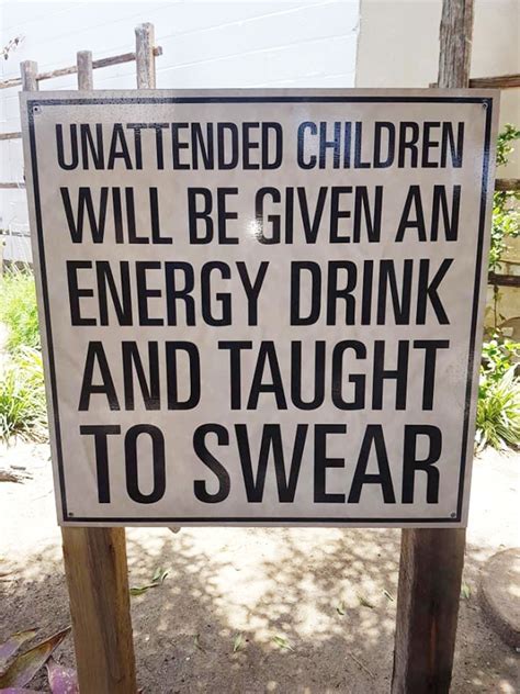 The Funniest Unattended Children Warning Signs
