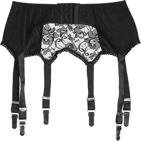 6 Strap Garter Suspender Belt For Stockings Uk Fashion