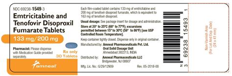 Some side effects of tendocare may be rare but serious. Emtricitabine and Tenofovir Tablets - FDA prescribing ...