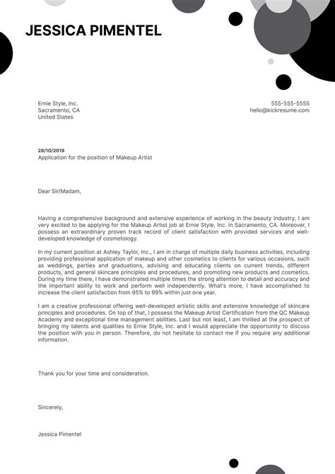12 Artist Cover Letter Examples Image Gover
