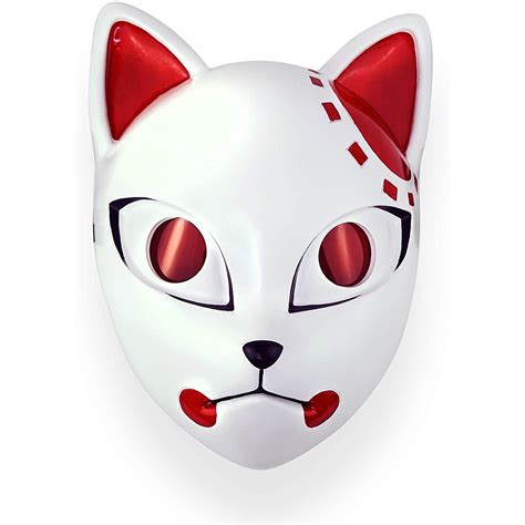 Demon Slayer Cat Mask Tomioka Giyuu Halloween Costume Accessory Cosplay
