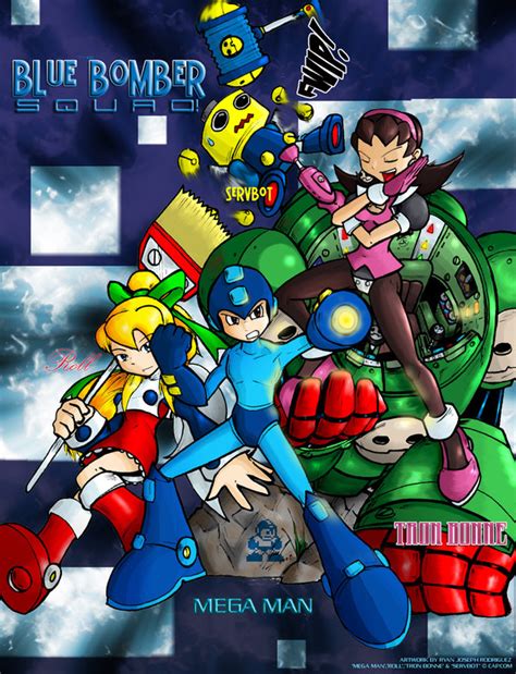 The Blue Bomber Squad By Megaman Legends Club On Deviantart
