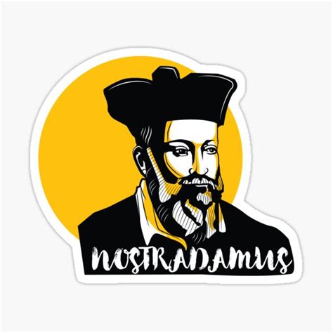 Nostradamus Sticker For Sale By Fourretout Redbubble