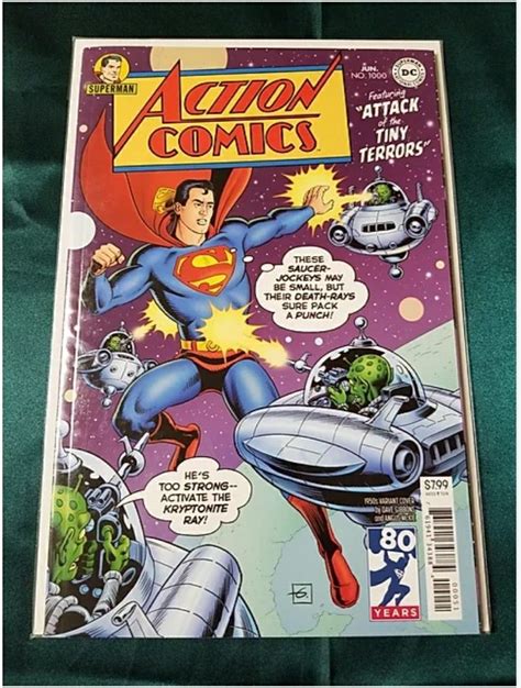 Action Comics 1000 Dave Gibbons 1950s Variant Dc Comics 2019