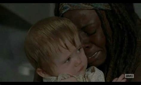 Twd Michonne Having A Rare Moment The Walking Dead Judith