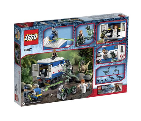 Lego Jurassic World Raptor Rampage 75917 Building Kit Buy Online In