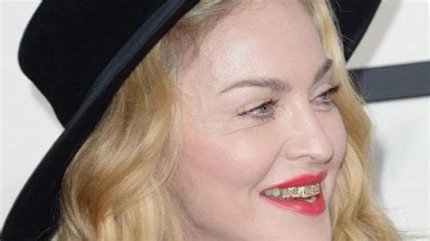 Madonna Grilled On Her Odd Teeth Accessory