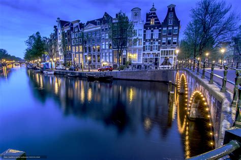 scaricare gli sfondi Amsterdam Amsterdam capitale e più grande città