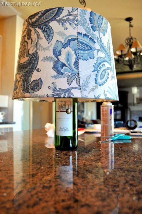 Covering A Lamp Shade With Fabric By Cleverlyinspired Craft Room