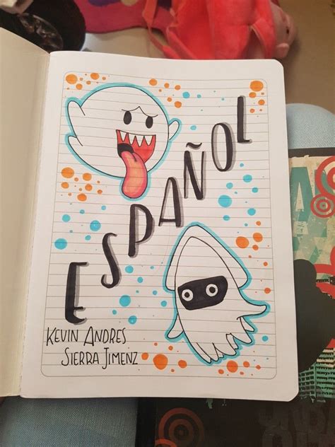 Cuaderno Español Notebook Art Portadas De Cuadernos Portada De Español