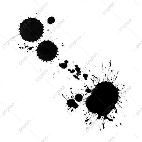 Ink Splash Png Image Black Splash Ink Illustration Black Ink Splash