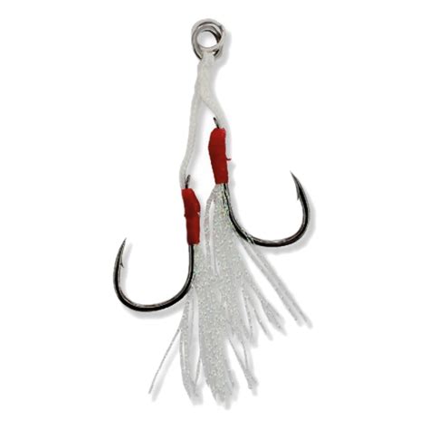 Sure Catch Micro Jig Assist Dual Tinsel Rig Fishing Hooks Small