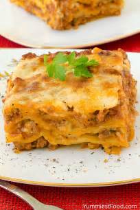 Lasagna Recipe From Yummiest Food Cookbook