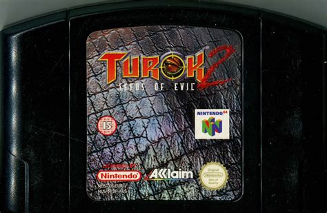 Turok 2 Seeds Of Evil 1998 Nintendo 64 Box Cover Art Mobygames