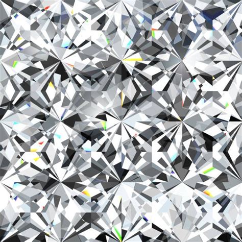 Seamless Diamond Pattern Illustration Of Crystallic Background