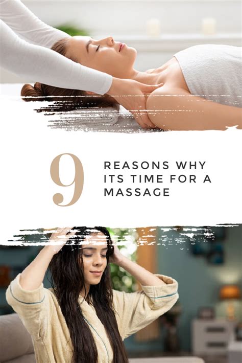 9 Reasons Why It’s Time For A Massage
