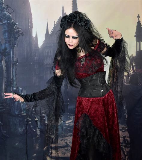dios de la muerte dress crushed velvet medieval gypsy goth dress