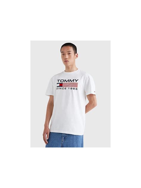 Camiseta Tommy Jeans Twisted Logo Blanca