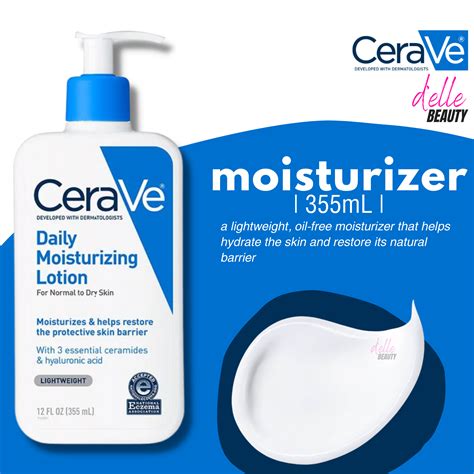 Cerave Daily Moisturizing Lotion For Normal To Dry Skin 87ml 237ml 355ml 473ml Lazada Ph