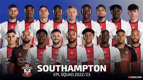 Squad Southampton 20222023 Southampton Fc Youtube