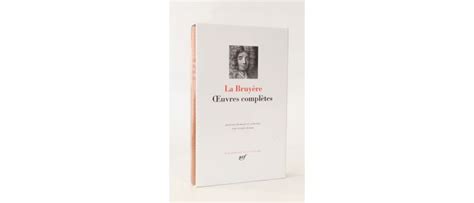 La Bruyere Oeuvres Complètes Edition Originale Edition