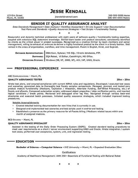 Visually inspect piping and components, take ut thickness readings, and consult with personnel to verify present operating. Example Of Quality Control Cv - Quality Assurance Resume ...