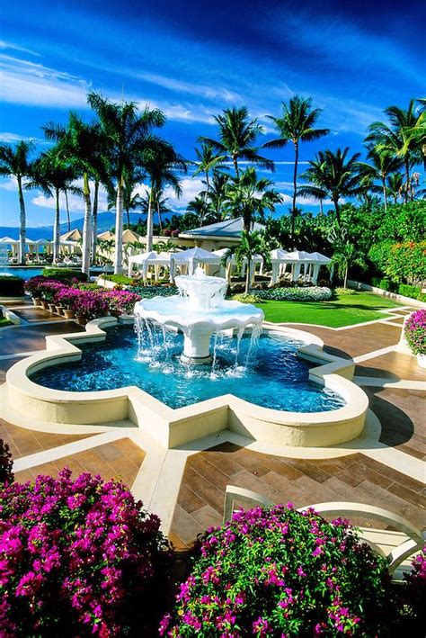 Four Seasons Wailea Hotel Maui Hawaii Usa Beautiful Places To