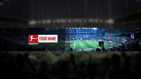 Free Bundesliga Youtube Banner Pack Template 5ergiveaways