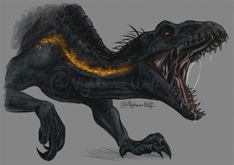 Indominus Rex Sketch By Nigthmarewolf Jurassic World Dinosaurs Porn