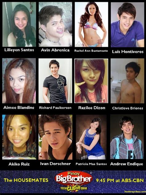 Bugits And Euts Posts Repository Pinoy Big Brother Teen Edition Clash Of 2010 Housemates Revelead