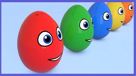 Learn Colors With Colorful Egg Surprises Fun Toys And Candy Youtube