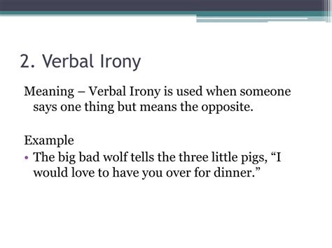 Ppt Irony Powerpoint Presentation Free Download Id5393835