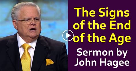 John Hagee Sermonthe Signs Of The End Of The Age