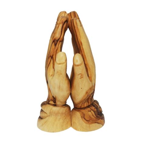 Handmade Olive Wood Praying Hands From Bethlehem The Holy Land Etsy
