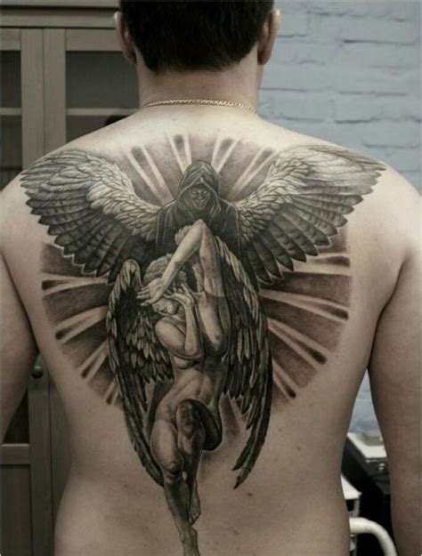 Tatuajes de angeles en la espalda, diseños de tatuajes de angeles: +100 Ideas para Tatuajes de Ángeles Originales ⋆ Tatuajes ...