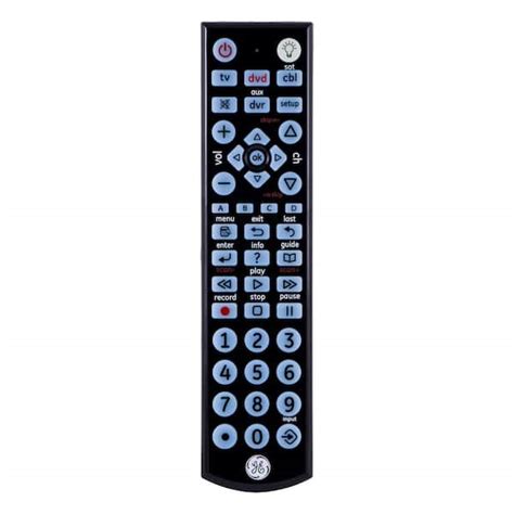 Reviews For Ge 4 Device Backlit Big Button Universal Tv Remote Control In Black Pg 4 The
