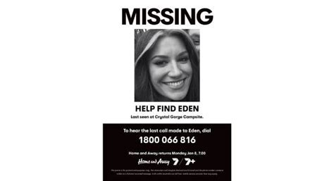Home And Away 28000 Call In Over Bring Eden Home Campaign
