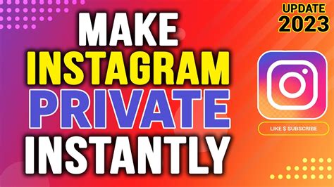 How To Make Your Instagram Account Private Controlling Your Visibility Do It Yourself Youtube