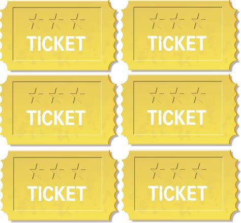 Free Golden Ticket Template Download Free Golden Ticket Template Png