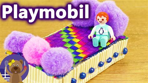 Φτιάχνουμε ένα κρεβάτι για τη Λίζα το Playmobil Youtube