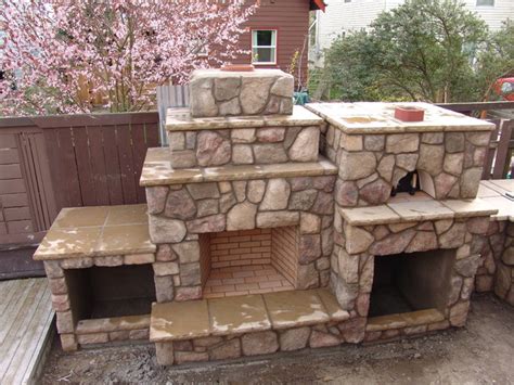 They had all the answers for all my questions. Outdoor Fireplace with Pizza Oven - Traditional - Portland ...
